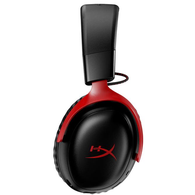 A large main feature product image of EX-DEMO HyperX Cloud III - Wireless Gaming Headset (Red)