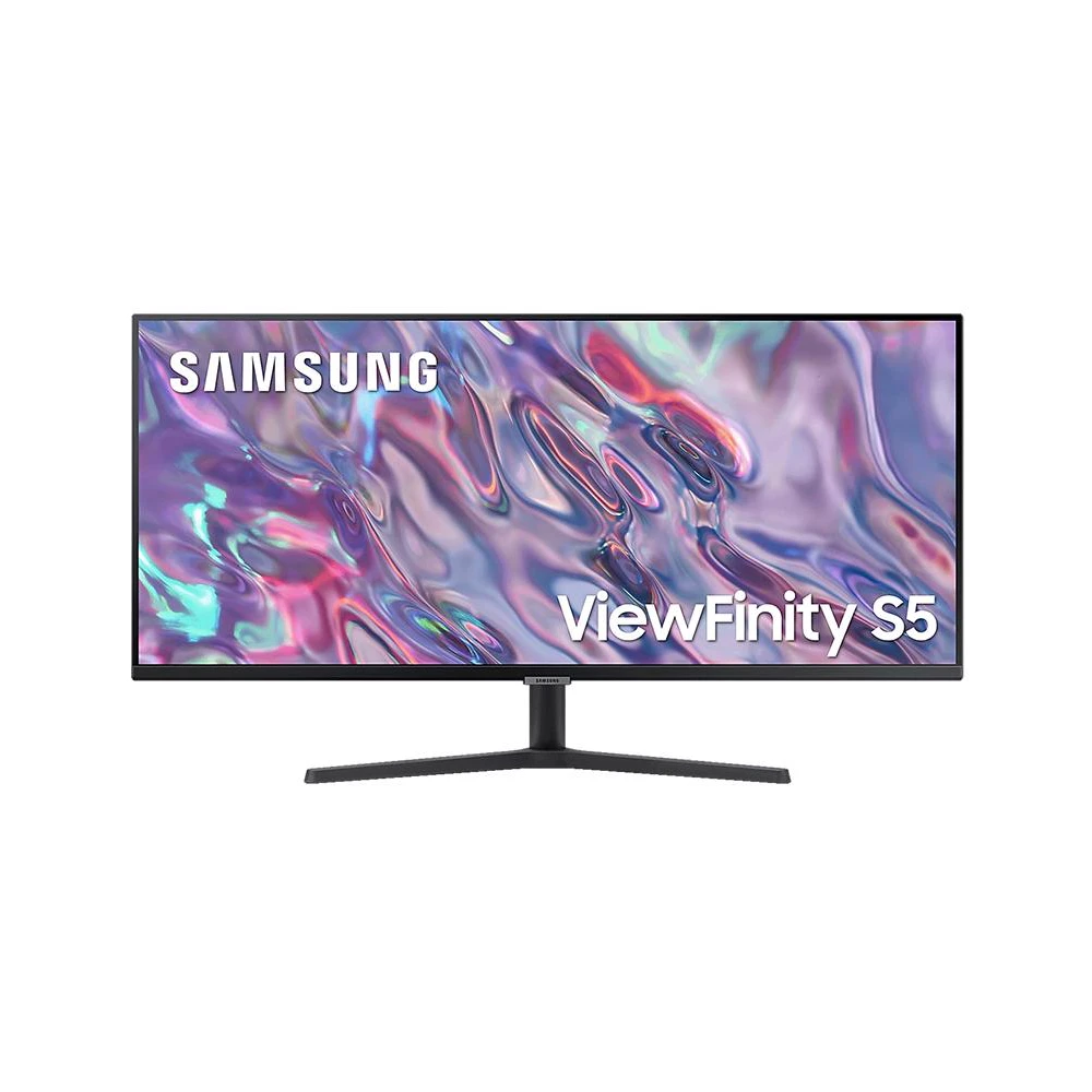 A large main feature product image of EX-DEMO Samsung ViewFinity S50GC - 34" 1440p Ultrawide 100Hz VA Monitor