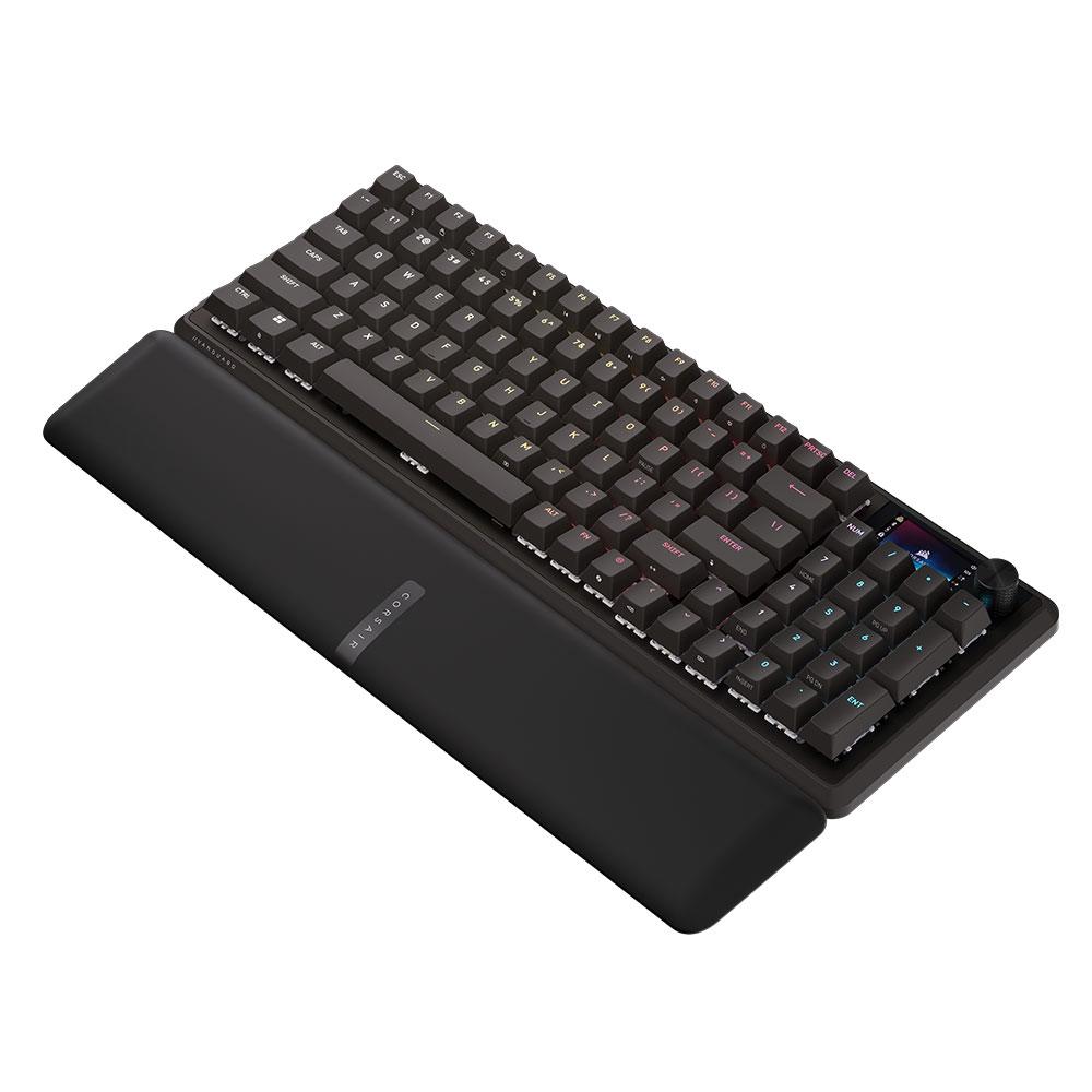 A large main feature product image of EX-DEMO Corsair VANGUARD PRO 96 MGX RGB Mechanical Gaming Keyboard - Black (MGX Hyperdrive)