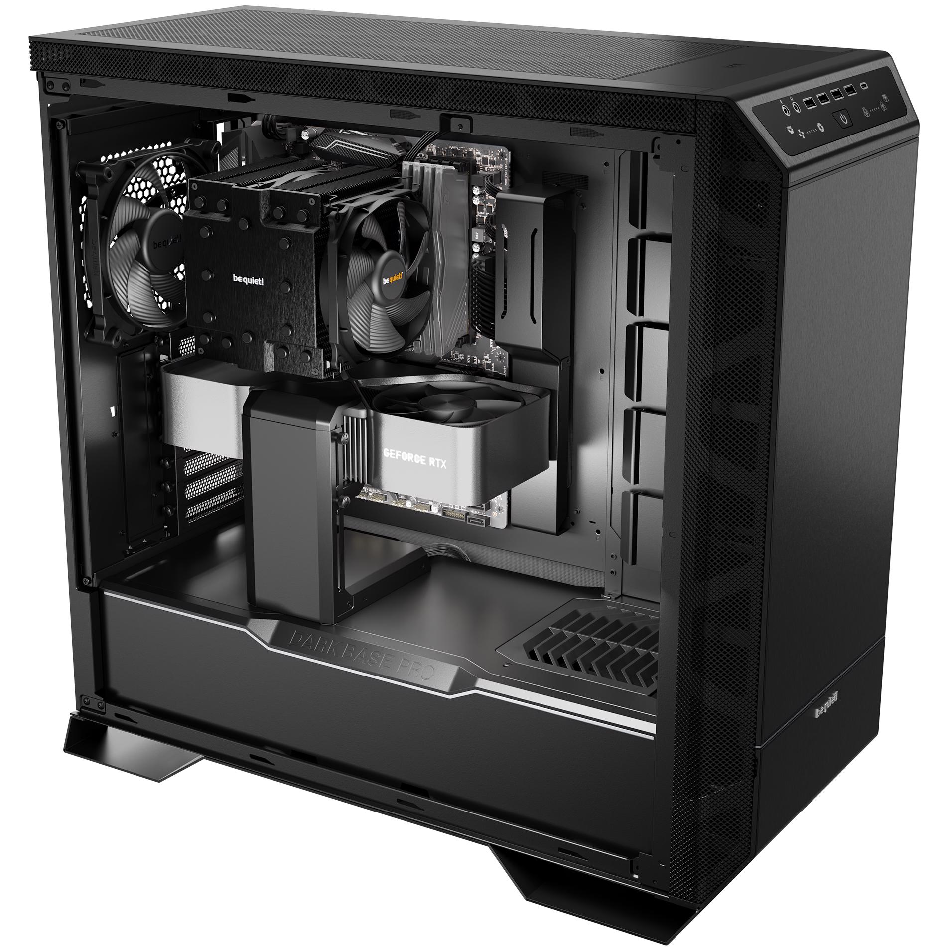 A large main feature product image of EX-DEMO be quiet! DARK BASE PRO 901 - Premium Full Tower Case (Black)