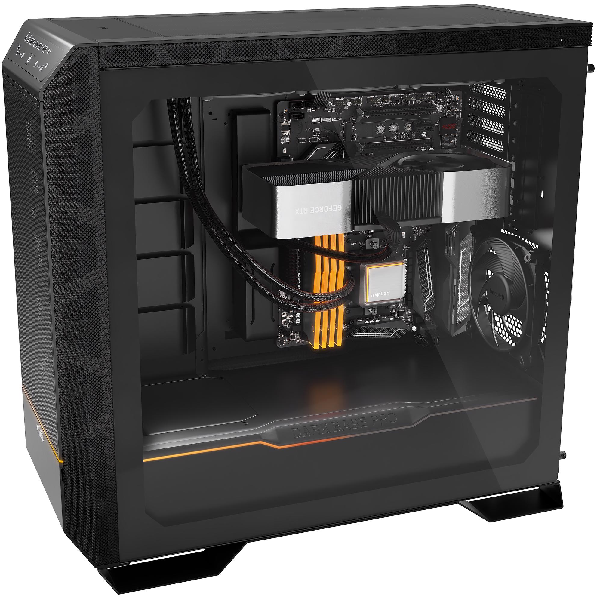 A large main feature product image of EX-DEMO be quiet! DARK BASE PRO 901 - Premium Full Tower Case (Black)