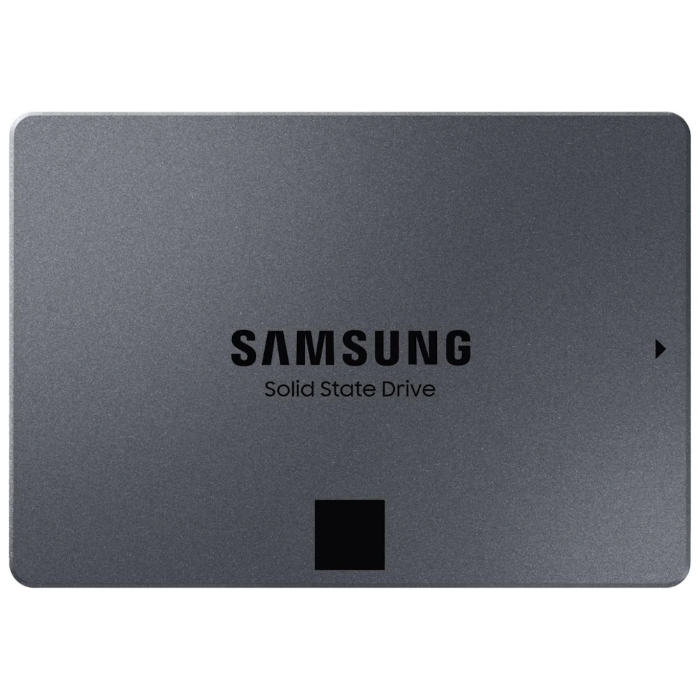A large main feature product image of EX-DEMO Samsung 870 QVO SATA III 2.5" SSD - 8TB