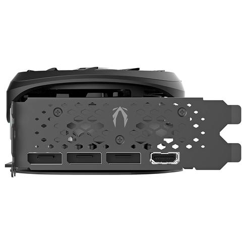 A large main feature product image of EX-DEMO ZOTAC GAMING GeForce RTX 4080 SUPER Trinity Black 16GB GDDR6X