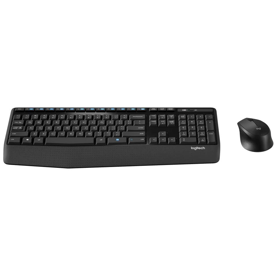 A large main feature product image of EX-DEMO Logitech MK345 Comfort Wireless Keyboard & Mouse Combo