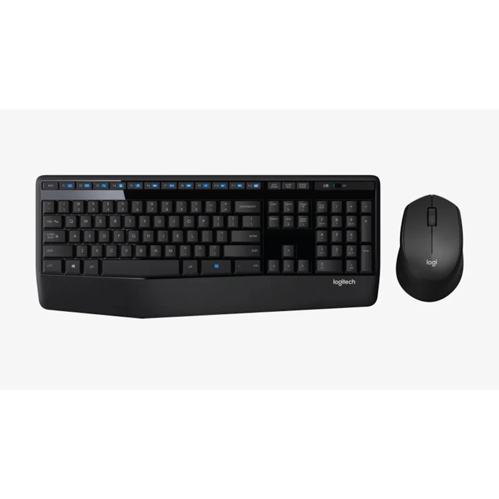 A large main feature product image of EX-DEMO Logitech MK345 Comfort Wireless Keyboard & Mouse Combo