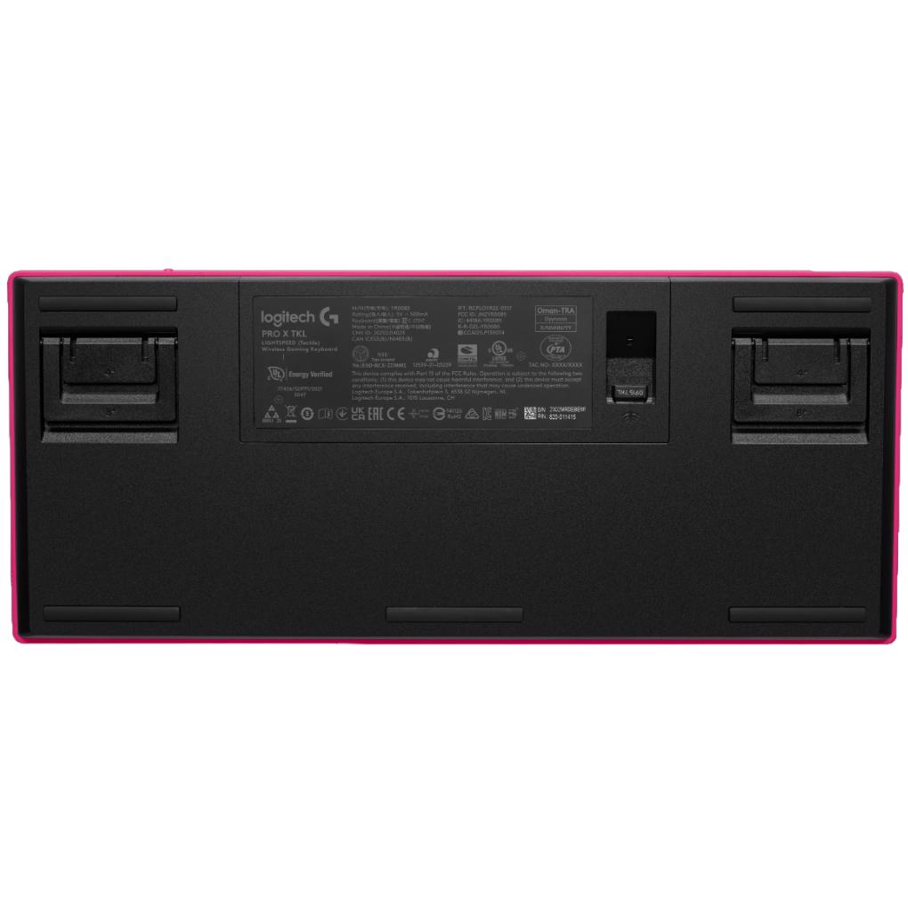 A large main feature product image of EX-DEMO Logitech G PRO X TKL LIGHTSPEED Wireless Mechanical Gaming Keyboard (Magenta)