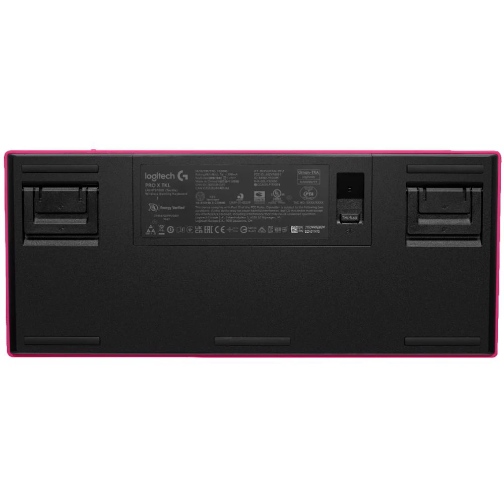 A large main feature product image of EX-DEMO Logitech G PRO X TKL LIGHTSPEED Wireless Mechanical Gaming Keyboard (Magenta)