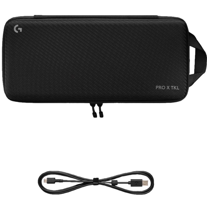 A large main feature product image of EX-DEMO Logitech G PRO X TKL LIGHTSPEED Wireless Mechanical Gaming Keyboard (Magenta)