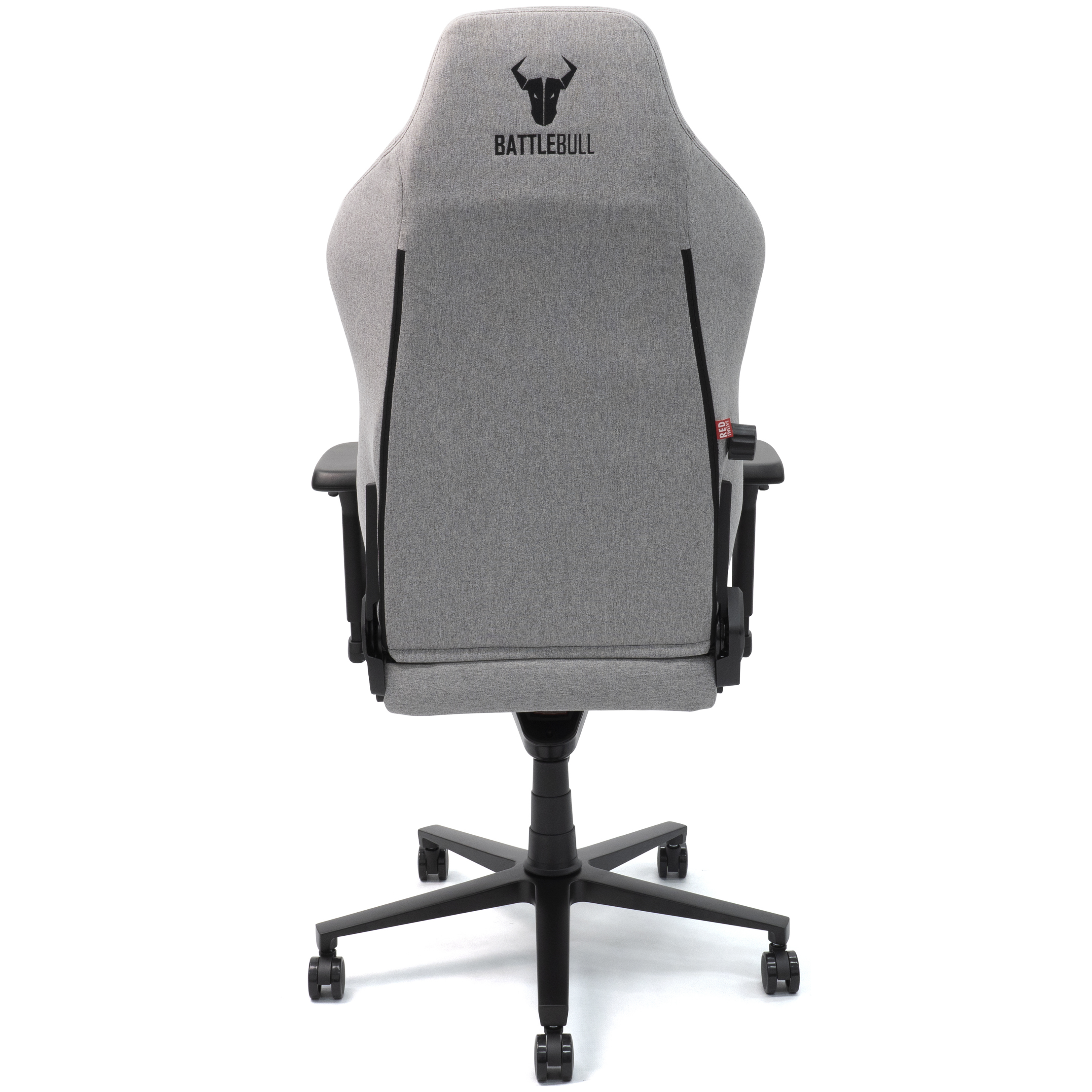 A large main feature product image of EX-DEMO BattleBull Vaporweave 2 Gaming Chair - Grey/Black