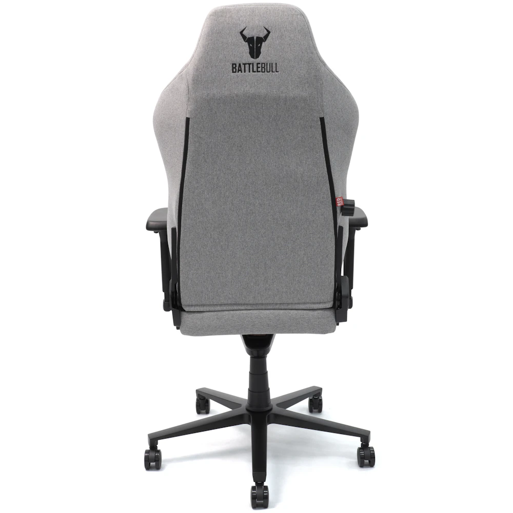 A large main feature product image of EX-DEMO BattleBull Vaporweave 2 Gaming Chair - Grey/Black