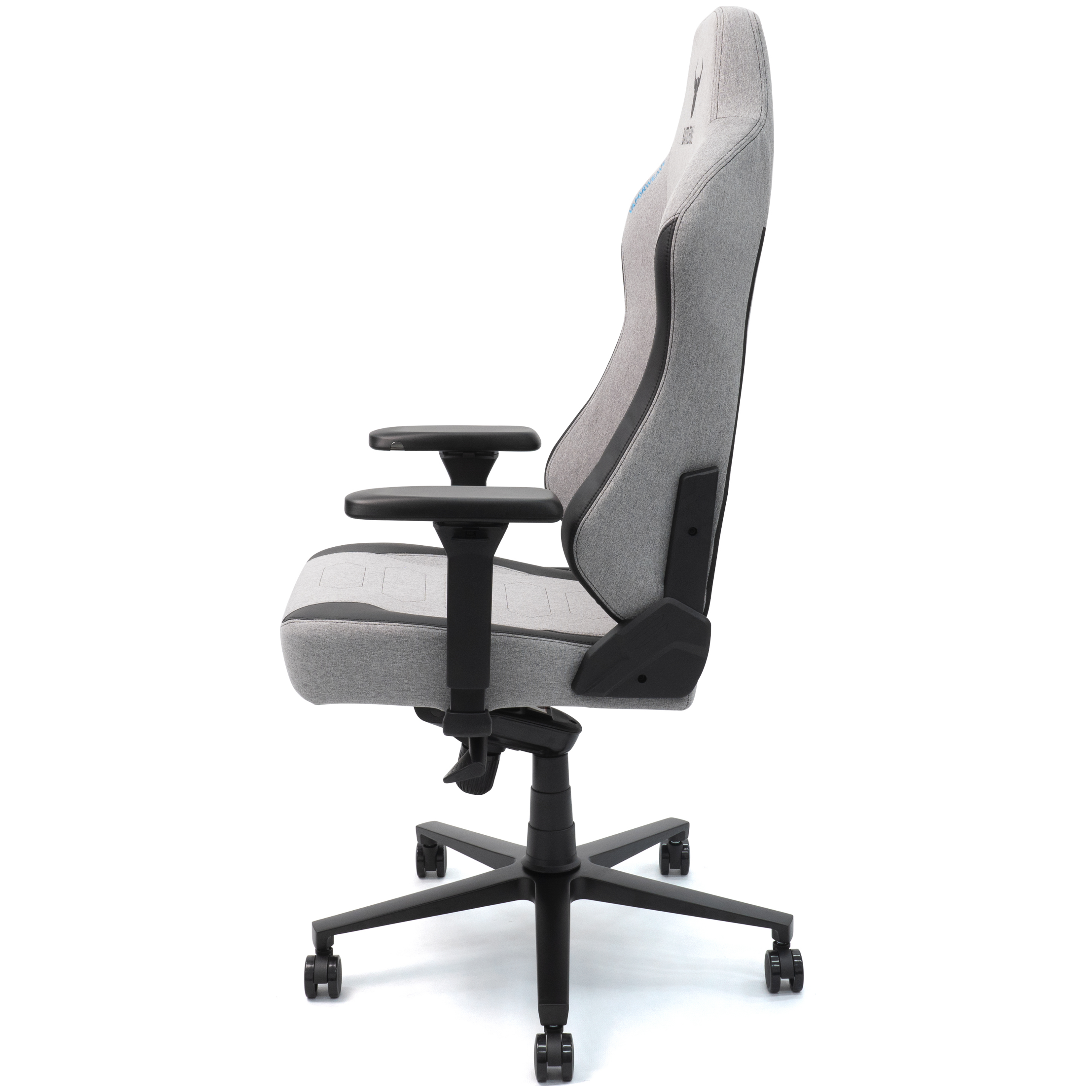A large main feature product image of EX-DEMO BattleBull Vaporweave 2 Gaming Chair - Grey/Black