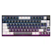 A product image of YUNZII AL80 QMK Aluminum Wireless Mechanical Keyboard with LCD Screen - Black (Cocoa Cream V2 Switch)