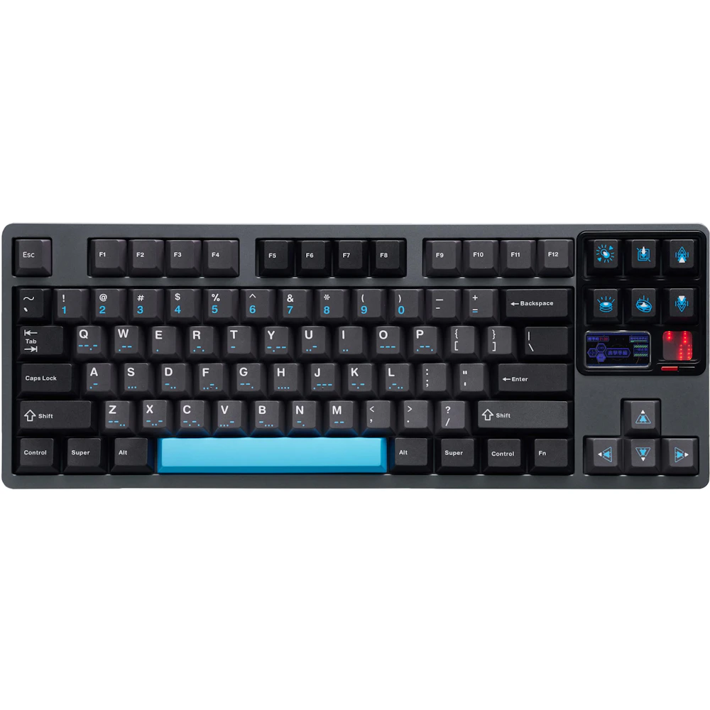 Qwertykeys QK80Mk2 Custom Wireless Mechanical Keyboard - Anodized Grey