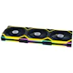 A small tile product image of EX-DEMO Lian Li UNI FAN SL120 Wireless - 120mm Modular Fan 3-Pack w/ Controller (Black)