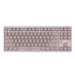 A product image of Qwertykeys QK & ATK HEX80 8K HE Wired Magnetic Custom Keyboard - Spray-coated Babypink