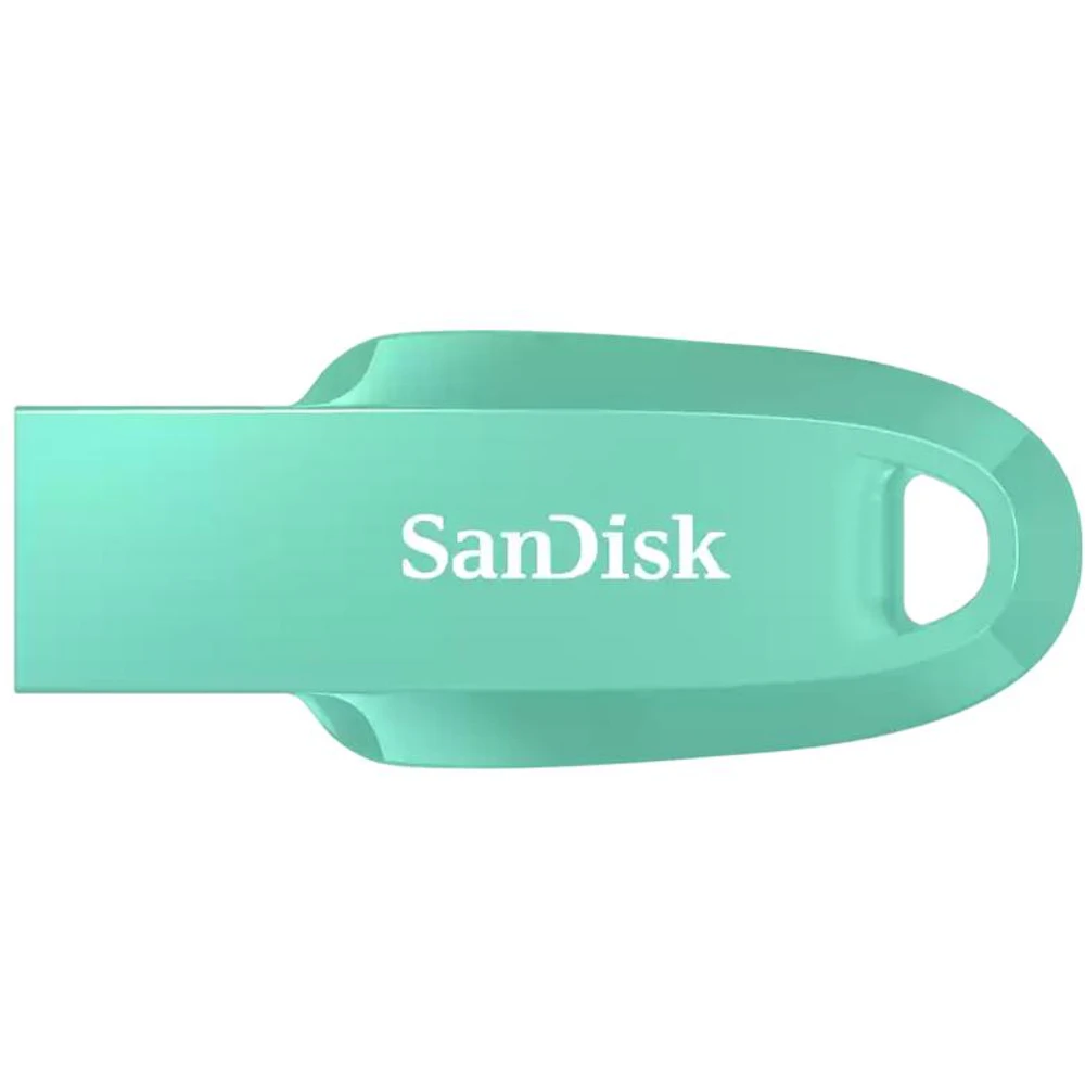 SanDisk Ultra Curve 128GB USB 3.2 Gen 1 Type-A Flash Drive - Mint Green