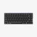 A product image of Lofree FLOW84 Low-Profile Hot-Swap Wireless Mechanical Keyboard - Black