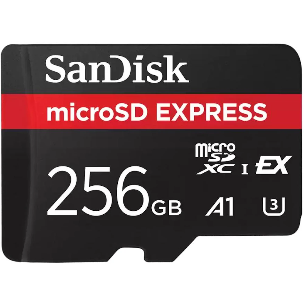 SanDisk microSDXC U3 A1 UHS-I microSD Express Card - 256GB