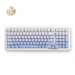 A product image of MCHOSE K99 V3 8K Hot-Swap RGB Wireless Mechanical Keyboard with Knob - Glacier Gradient (Icy Creamsicle Switch)