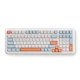 A small tile product image of MCHOSE K99 V3 8K Hot-Swap RGB Wireless Mechanical Keyboard with Knob - Horizon Orange (Icy Creamsicle Switch)