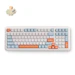 A product image of MCHOSE K99 V3 8K Hot-Swap RGB Wireless Mechanical Keyboard with Knob - Horizon Orange (Icy Creamsicle Switch)