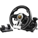 A product image of PXN V3 Pro Game Steering Wheel Black