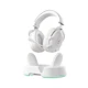 A small tile product image of MCHOSE V9 Turbo+ Wireless RGB Gaming Headset with Magnetic Charging Station - Icy White