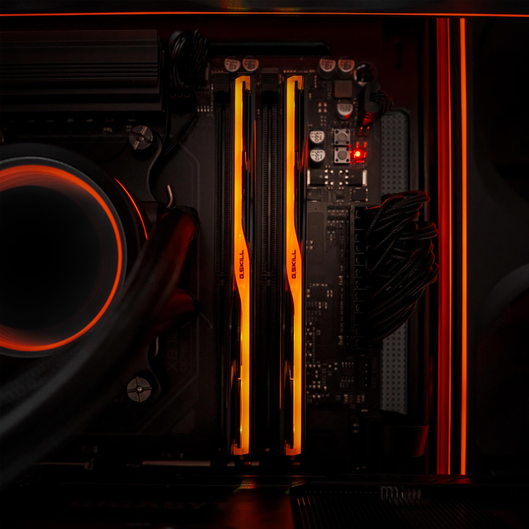 A large main feature product image of PLE Blitz RTX 5070 TI Prebuilt Ready To Go Gaming PC