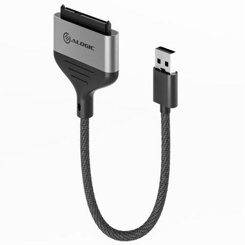 A large main feature product image of EX-DEMO ALOGIC USB 3.0 USB-A to SATA Adapter Cable for 2.5" Hard Drive