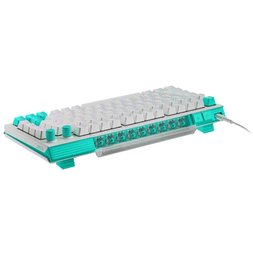 A large main feature product image of Logitech G512 X 75 TMR Analog Mechanical Gaming Keyboard (White)