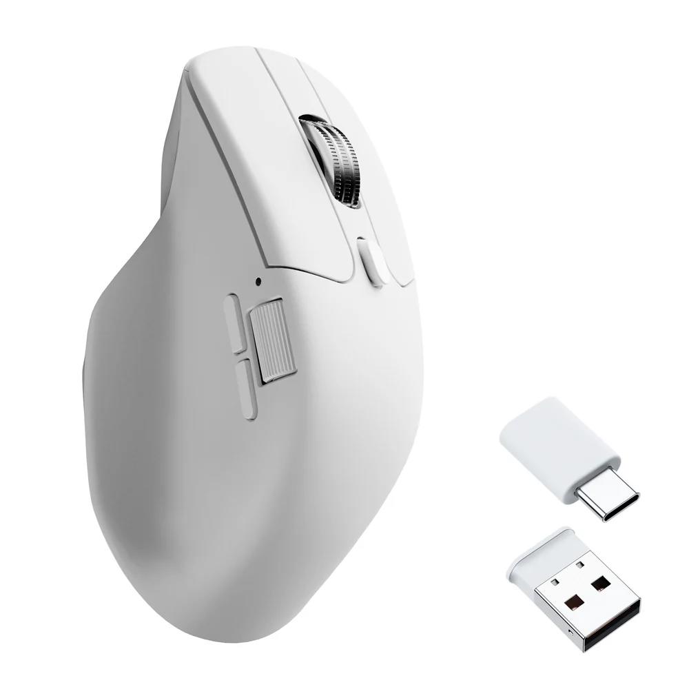 A large main feature product image of Keychron M6 Wireless Mouse - White (Silent Switch)