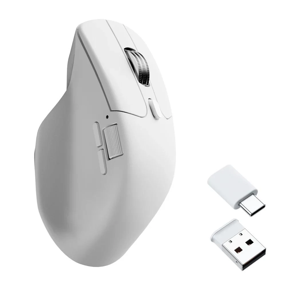 Keychron M6 Wireless Mouse - White (Silent Switch)