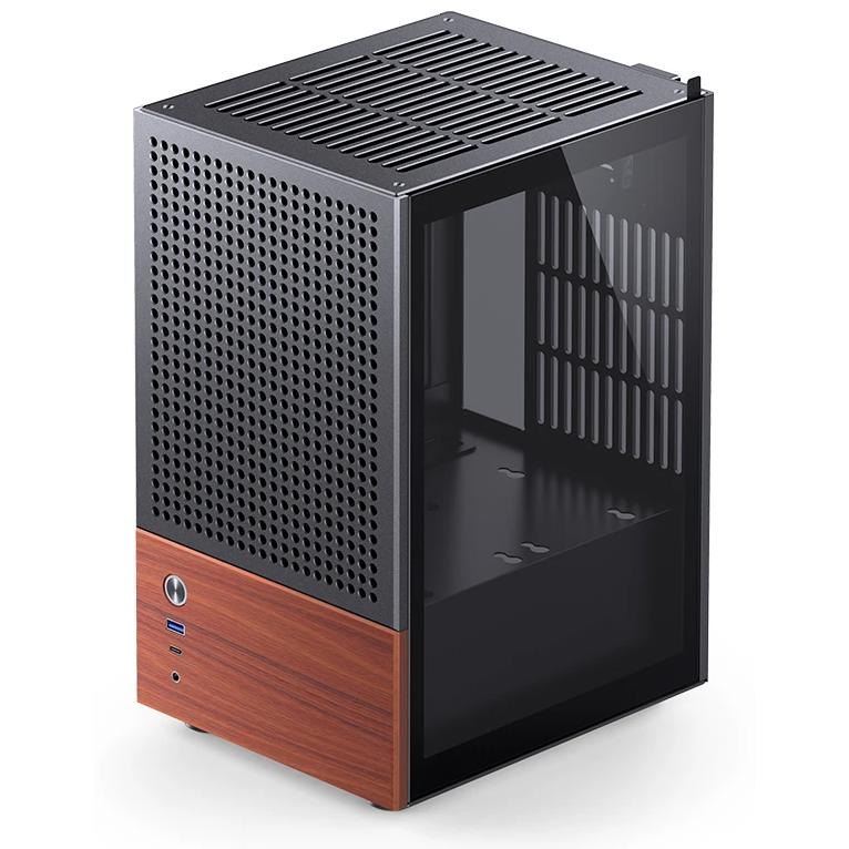A large main feature product image of EX-DEMO Jonsbo T6 SFF 13.6L Mini-ITX Case (Black)