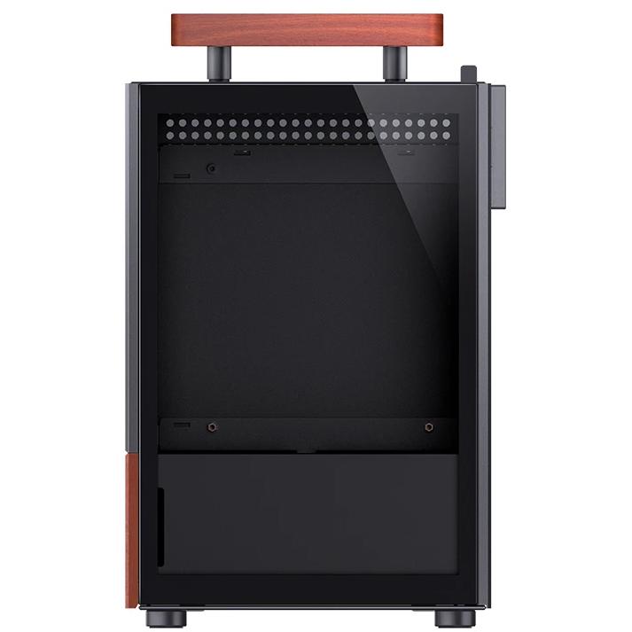 A large main feature product image of EX-DEMO Jonsbo T6 SFF 13.6L Mini-ITX Case (Black)