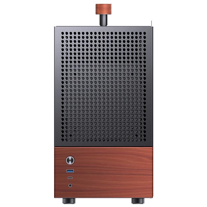 A large main feature product image of EX-DEMO Jonsbo T6 SFF 13.6L Mini-ITX Case (Black)
