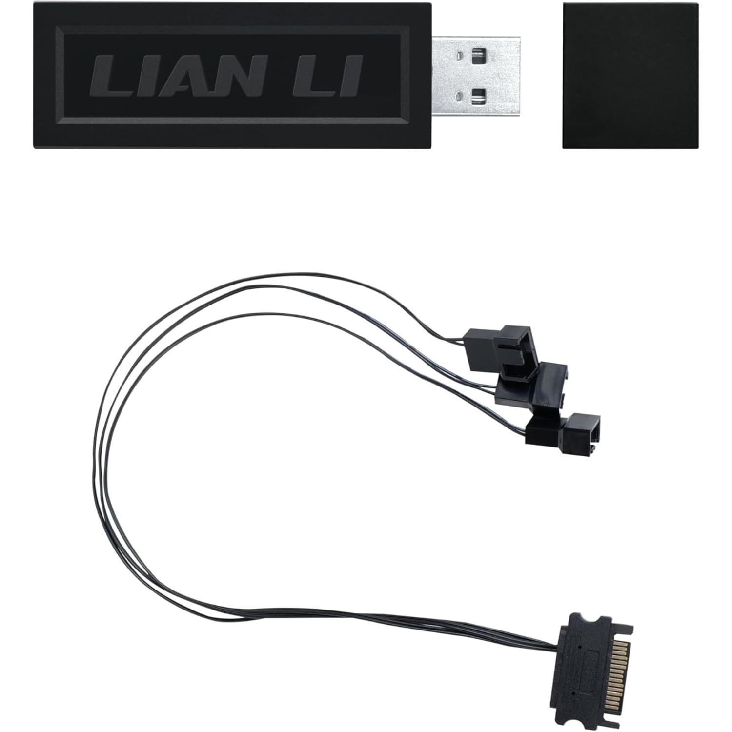 A large main feature product image of Lian Li L-Wireless RF 2.4GHz Controller Kit (Black)