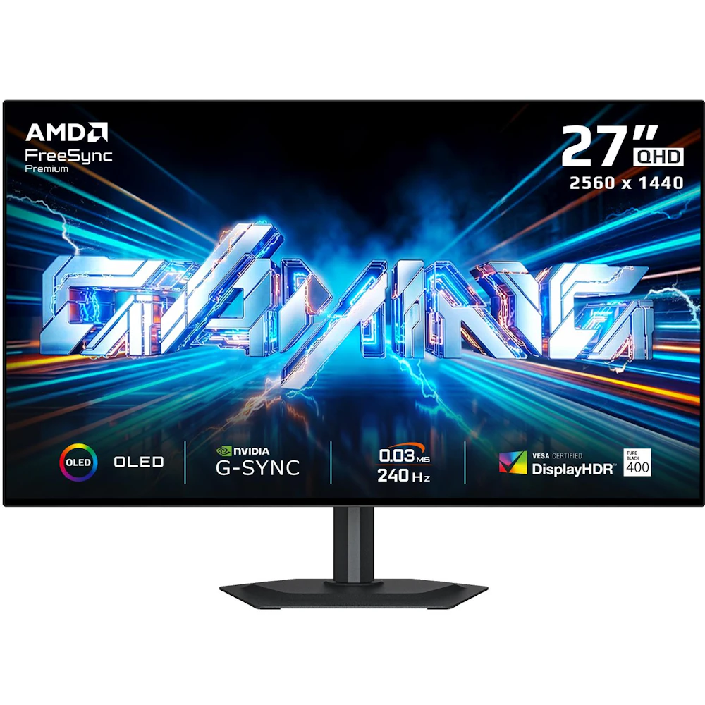 Gigabyte GO27Q24G WOLED - 27" 1440p 240Hz 0.03ms Gaming Monitor