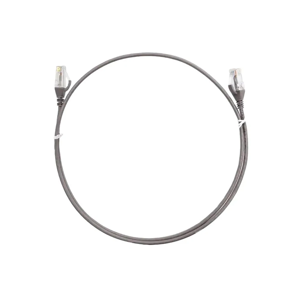 A large main feature product image of 8Ware Thin CAT6 Cable - Grey 3M