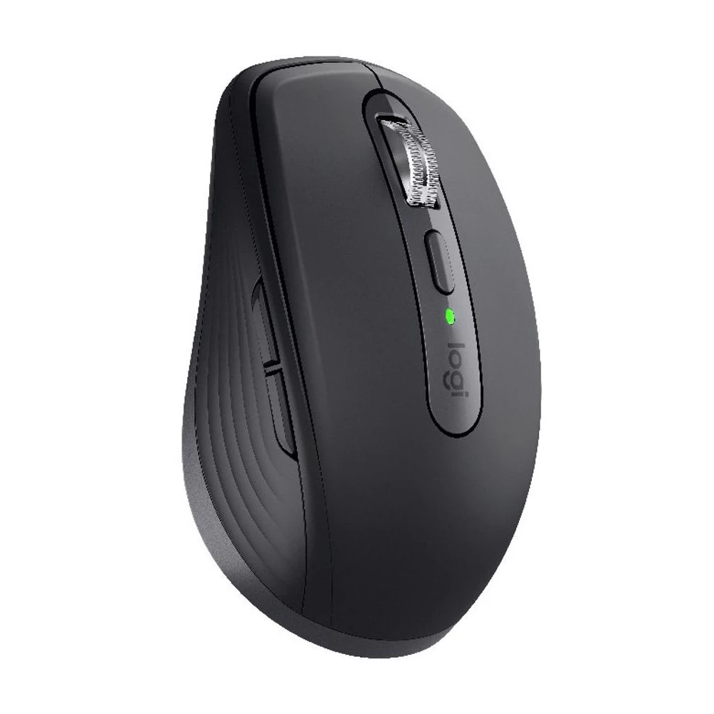 A large main feature product image of EX-DEMO Logitech MX Anywhere 3S Compact Wireless Performance Mouse (Graphite)