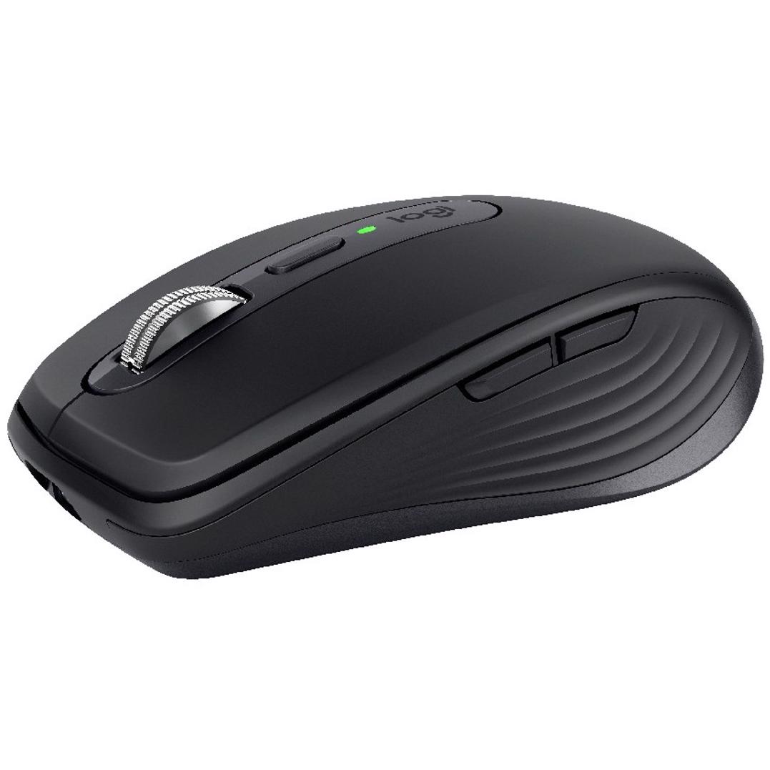 A large main feature product image of EX-DEMO Logitech MX Anywhere 3S Compact Wireless Performance Mouse (Graphite)
