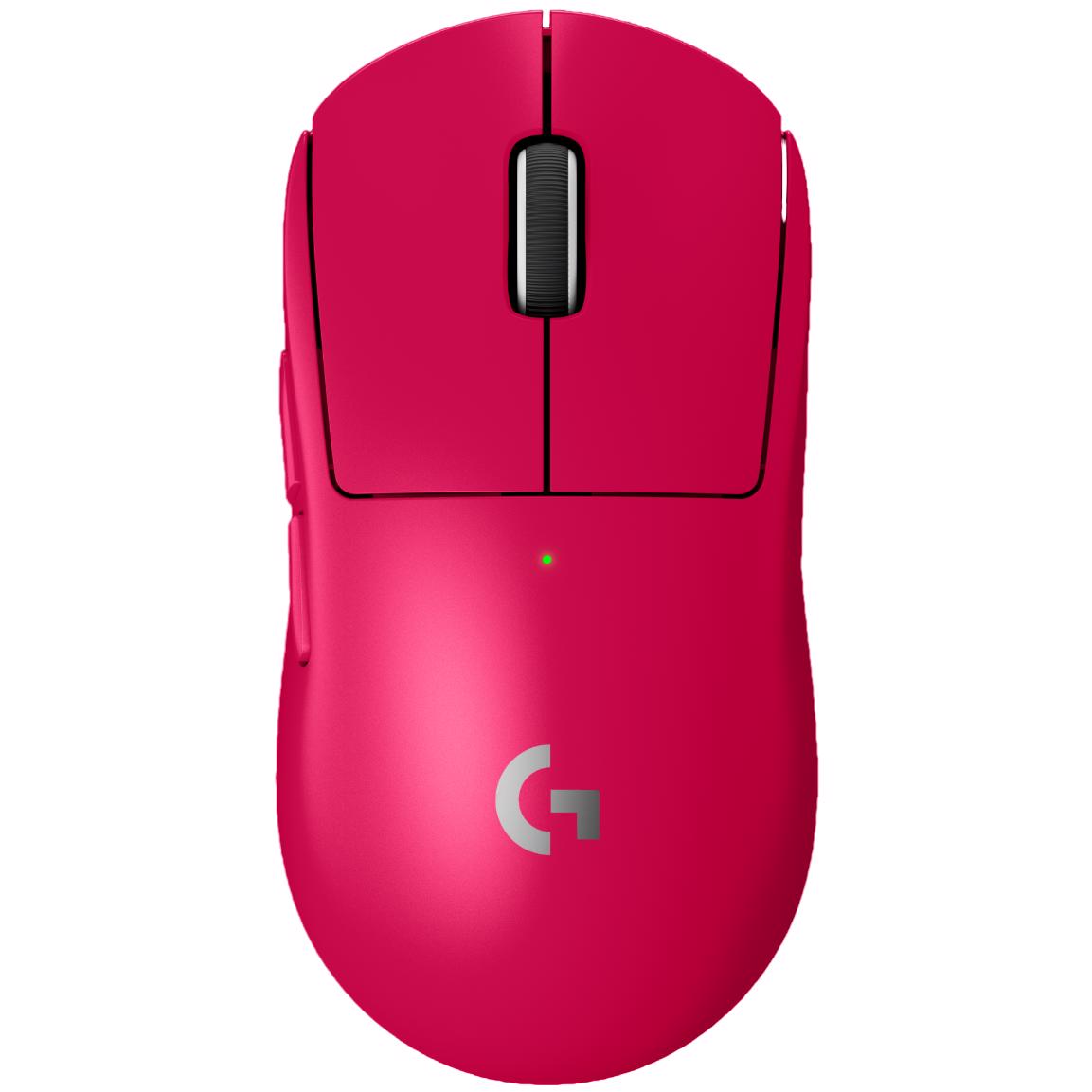 A large main feature product image of EX-DEMO Logitech G PRO X SUPERLIGHT 2 LIGHTSPEED Wireless 60g Lightweight Gaming Mouse (Magenta)