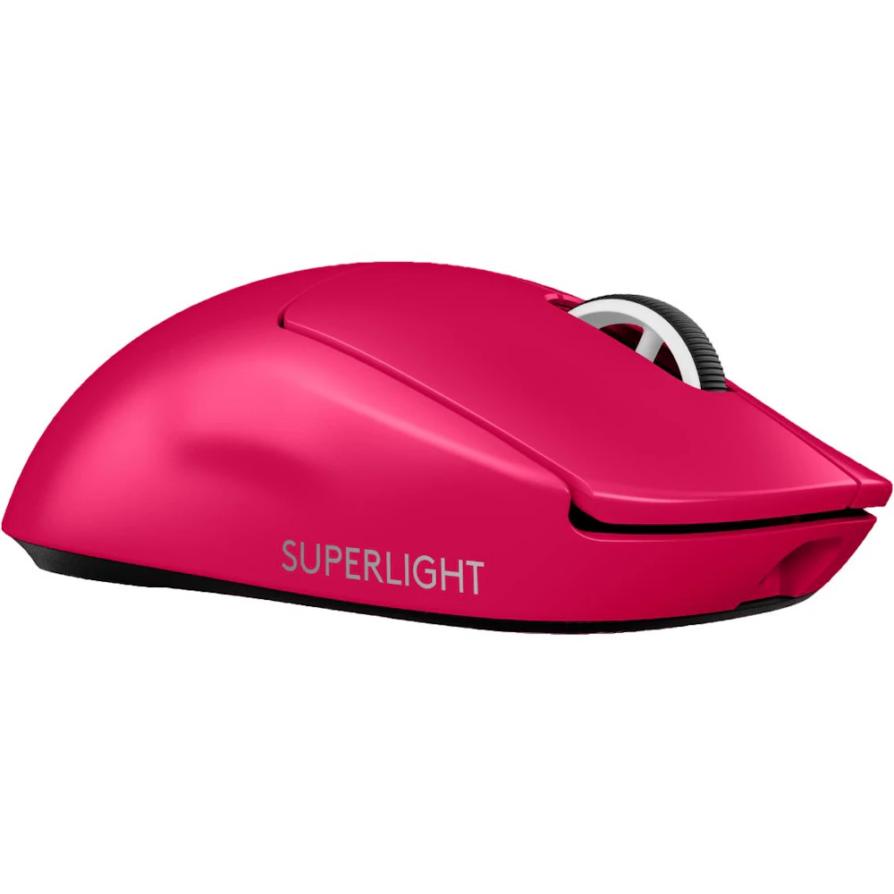 A large main feature product image of EX-DEMO Logitech G PRO X SUPERLIGHT 2 LIGHTSPEED Wireless 60g Lightweight Gaming Mouse (Magenta)