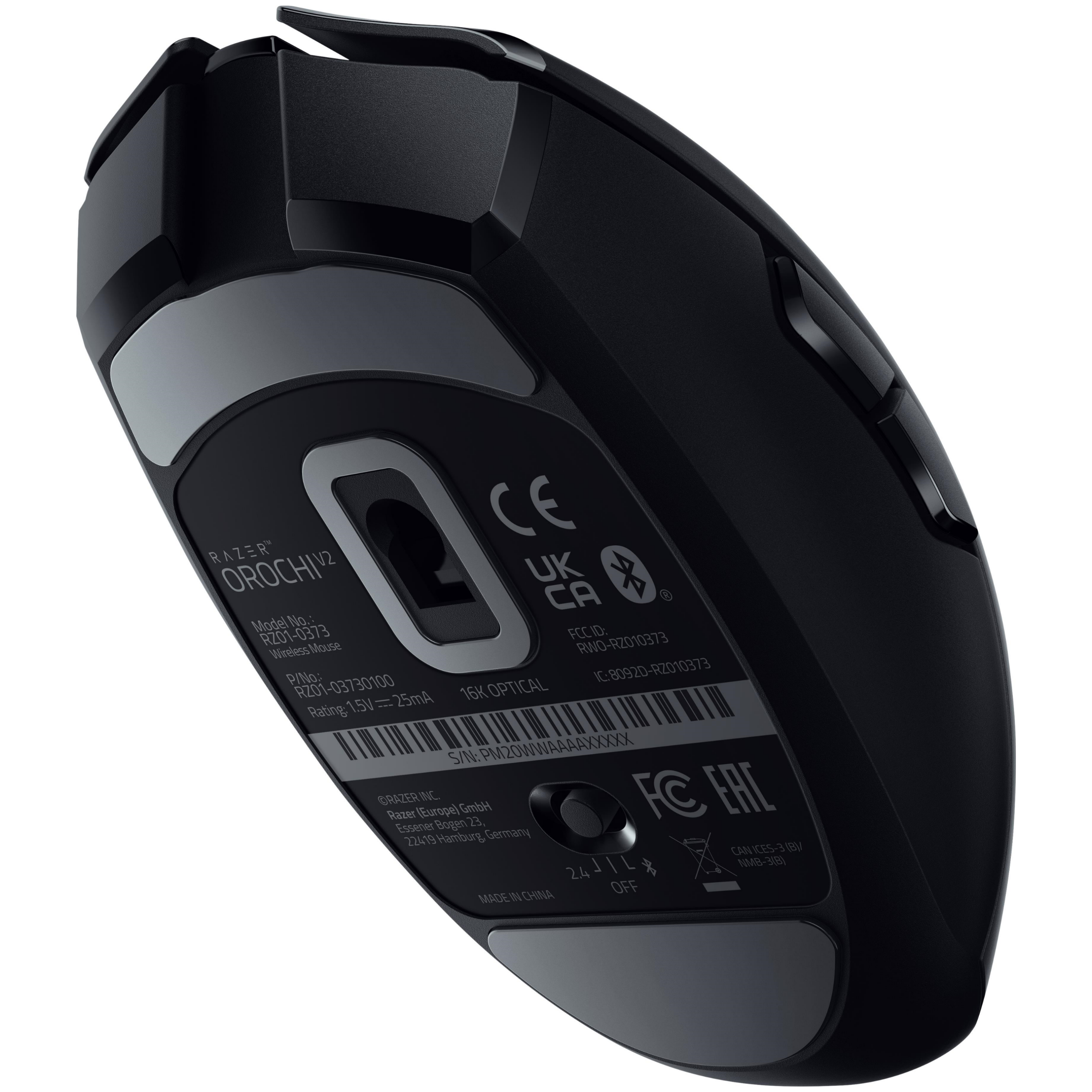 A large main feature product image of EX-DEMO Razer Orochi V2 - Wireless Gaming Mouse (Black)