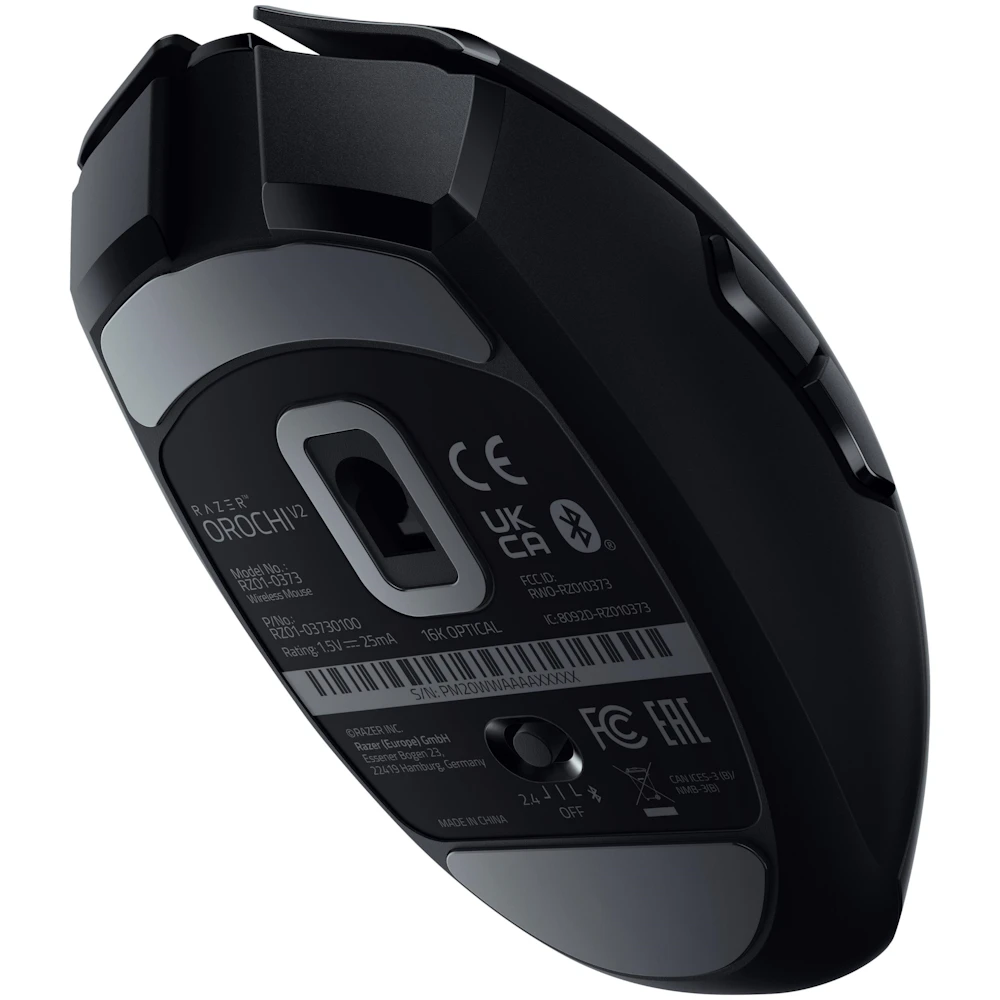 A large main feature product image of EX-DEMO Razer Orochi V2 - Wireless Gaming Mouse (Black)