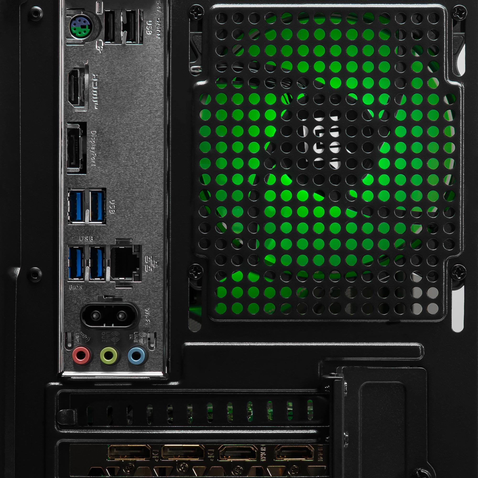 A large main feature product image of PLE Helix RTX 3050 Prebuilt Ready To Go Gaming PC