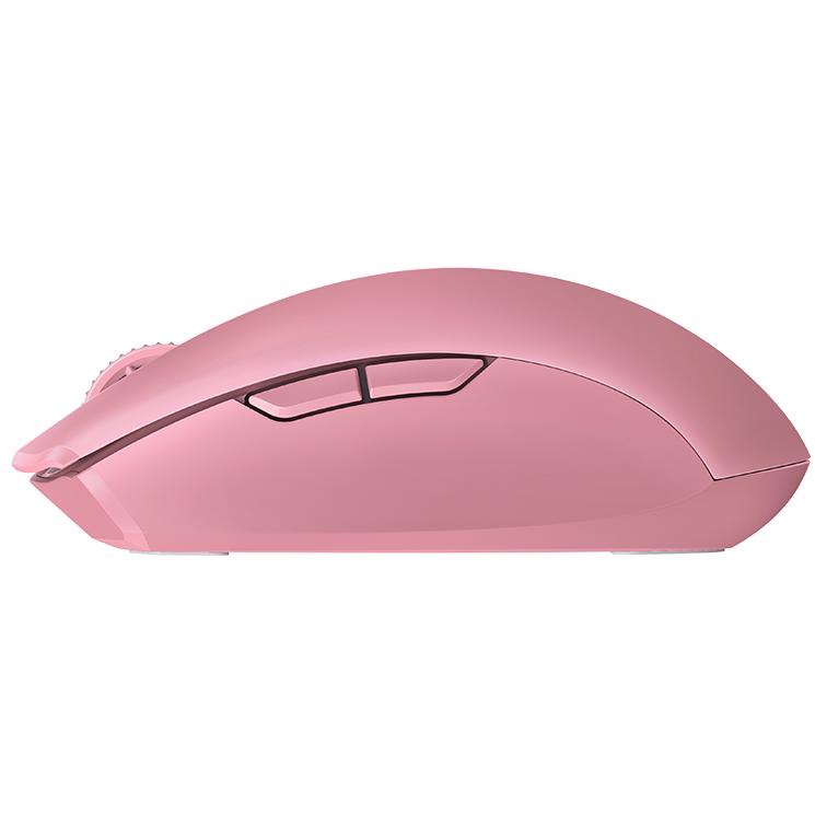 A large main feature product image of EX-DEMO Razer Orochi V2 - Wireless Gaming Mouse (Quartz Pink)