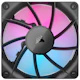 A small tile product image of EX-DEMO Corsair iCUE LINK RX120 RGB - 120mm PWM Modular LCP Fan (Black)