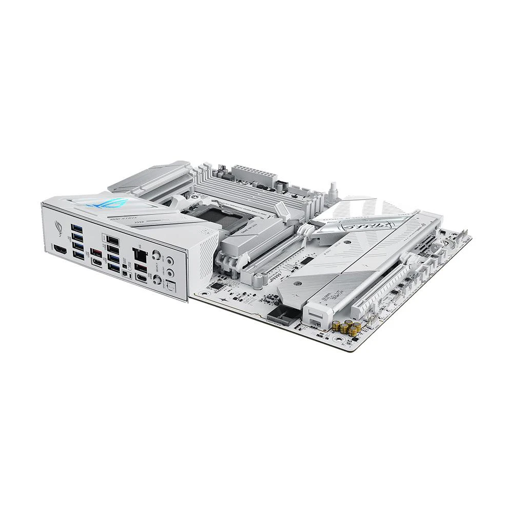 A large main feature product image of ASUS ROG Strix B850-A Gaming WiFi7 Neo AM5 ATX Desktop Motherboard