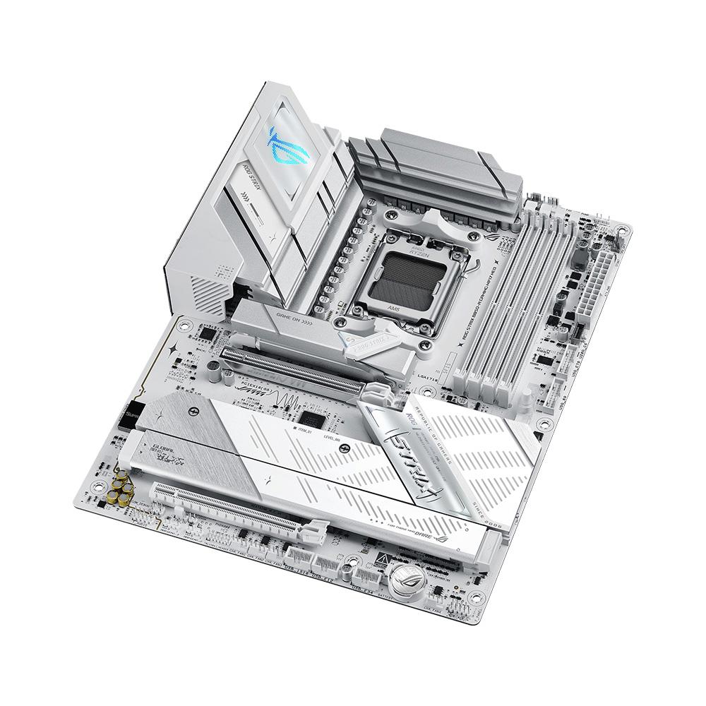 A large main feature product image of ASUS ROG Strix B850-A Gaming WiFi7 Neo AM5 ATX Desktop Motherboard