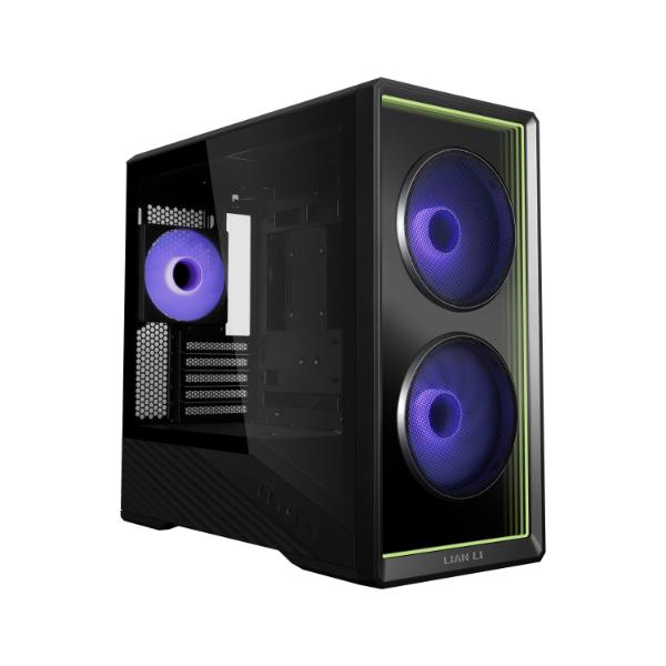 A large main feature product image of Lian Li Vector V150 INF RGB Glass Mid Tower Case (Black)